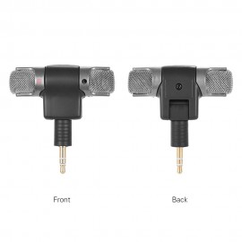 External Stereo Mic Microphone with 3.5mm to Mini USB Micro Adapter Cable for GoPro Hero 3 3+ 4 for AEE Sports Action Camera