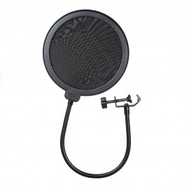 BM800 Condenser Microphone Lit Pro Audio Studio Recording & Brocasting Adjustable Mic Suspension Scissor Arm Pop Filter