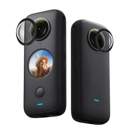 2pcs Action Camera Lens Guards Protector Double Optical Coating Replacement for Insta360 ONE X2