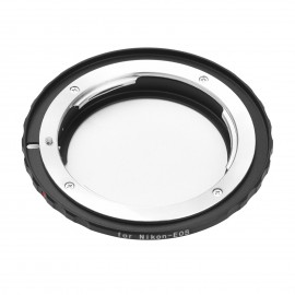 Andoer Nikon-EOS Camera Lens Adapter Ring with Infinity Focus Replacement for Nikon F/AF AI AI-S Camera Lens to Canon EOS EF/EF-S Mount Cameras EOS 1DS 1D 5D 7D 60D 600D