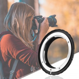 Andoer Nikon-EOS Camera Lens Adapter Ring with Infinity Focus Replacement for Nikon F/AF AI AI-S Camera Lens to Canon EOS EF/EF-S Mount Cameras EOS 1DS 1D 5D 7D 60D 600D