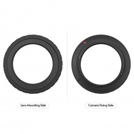 Andoer Metal Lens Mount Adapter Ring T/T2 Mount Lens Adapter Replacement for Olympus E-1/E-3/E-10/E-20/E-30/E-300/E-330/E-400/E-410/E-420/E-450/E-500/E-510/E-520/E-600/E-620/E-100 RS Micro 4/3 Mount Cameras