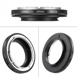 FD-AI Adapter Ring Lens Mount for Canon FD Lens to Fit for Nikon AI F Mount Lenses