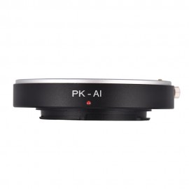 PK-AI Lens Mount Adapter Ring with Optical Glass for Pentax K Mount Lens to Fit for Nikon AI F Mount Camera Body Focus Infinity