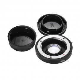 MD-AI Lens Mount Adapter Ring with Corrective Lens for Minolta MD MC Mount Lens to Fit for Nikon AI F Mount Camera for D3200 D5200 D7000 D7200 D800 D700 D300 D90 Focus Infinity