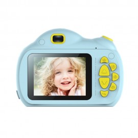 Portable Intelligent Focus Mode Large Screen Children Camera Cartoon Mini Dual Lens Digital Camera For Children Without Storage Card 