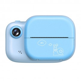 Kids Instant Print Camera 3.0 Inch Large Screen 1080P 12MP Digital Video Camera with Print Paper Roll Hanging Rope for Children Boys Girls